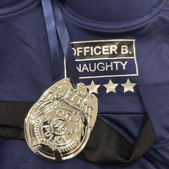 NWT French Affair Sexy Police Officer / Cop dress size small   Comes with matchi - Picture 2 of 8